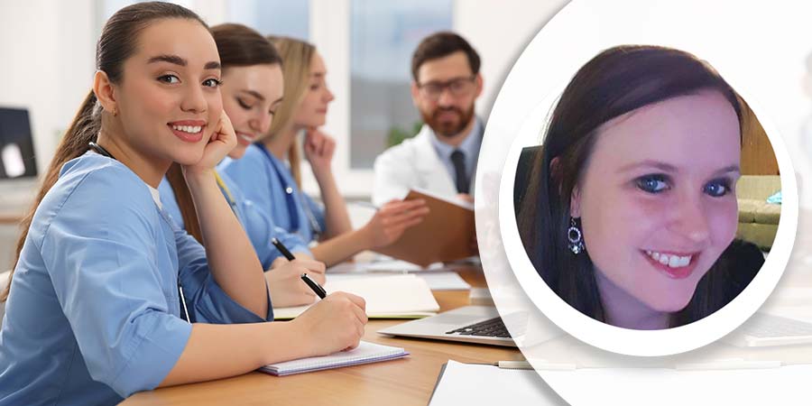Nurse listing goals and plans for the coming year.